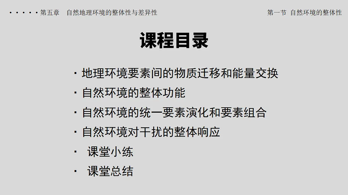 人教版高中地理 选择性必修1 5-1自然环境的整体性教学课件第2页