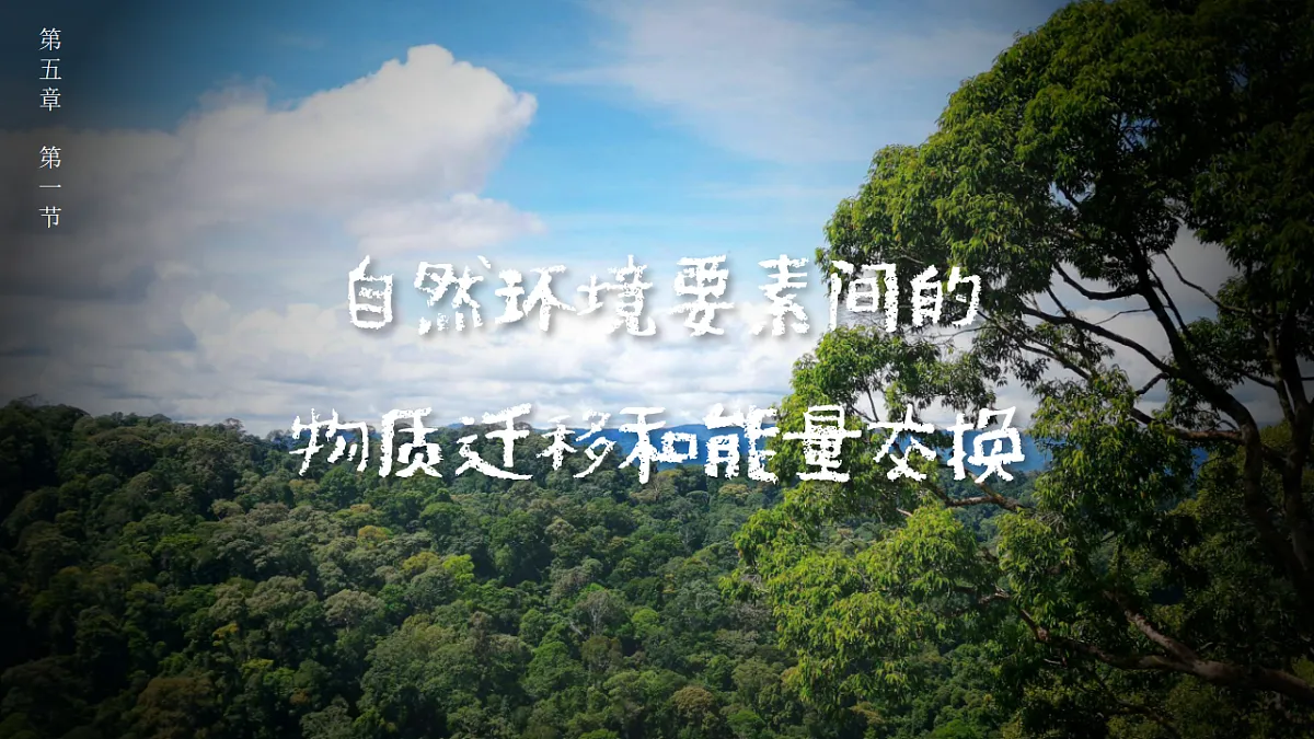 人教版高中地理 选择性必修1 5-1自然环境的整体性教学课件第3页