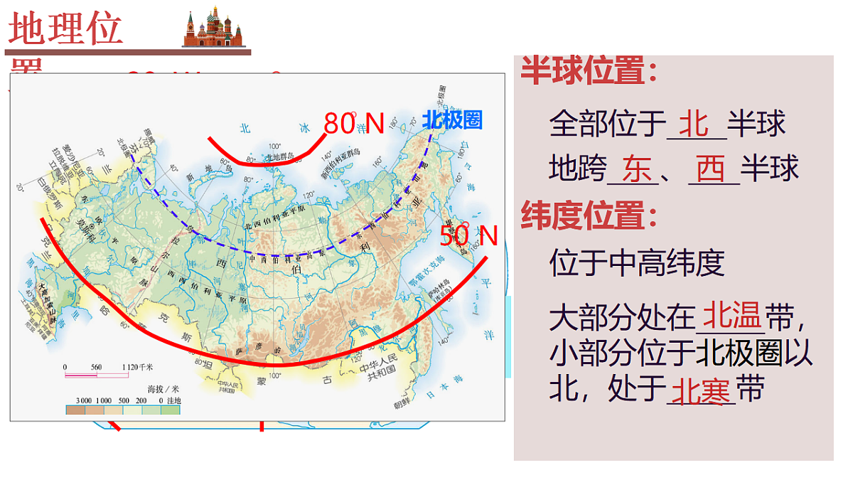 初中  地理  人教版（2024）  七年级下册(2024)  第八章第四节 俄罗斯 课件第5页
