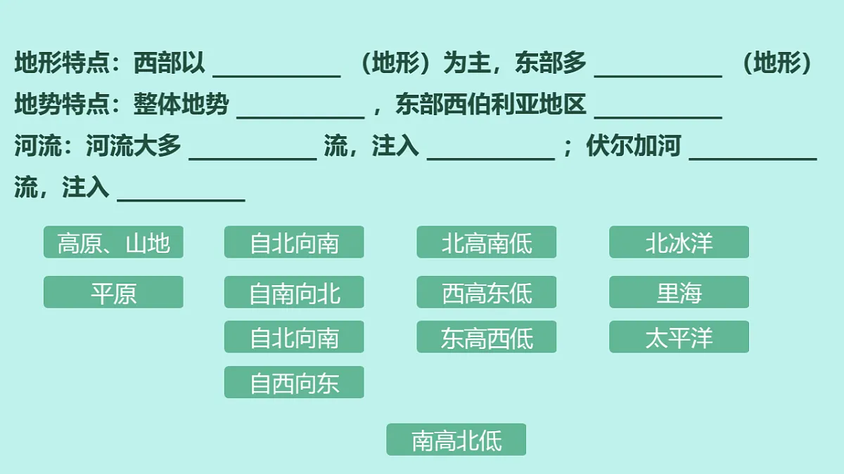初中 地理 人教版（2024） 七年级下册(2024) 第八章第四节 俄罗斯 课件第8页