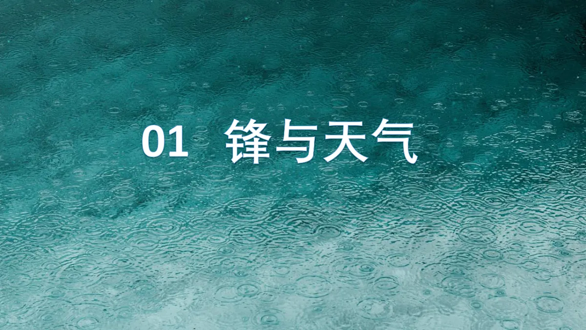 人教版高中地理选择性必修1 3-1《常见的天气系统》课件第4页