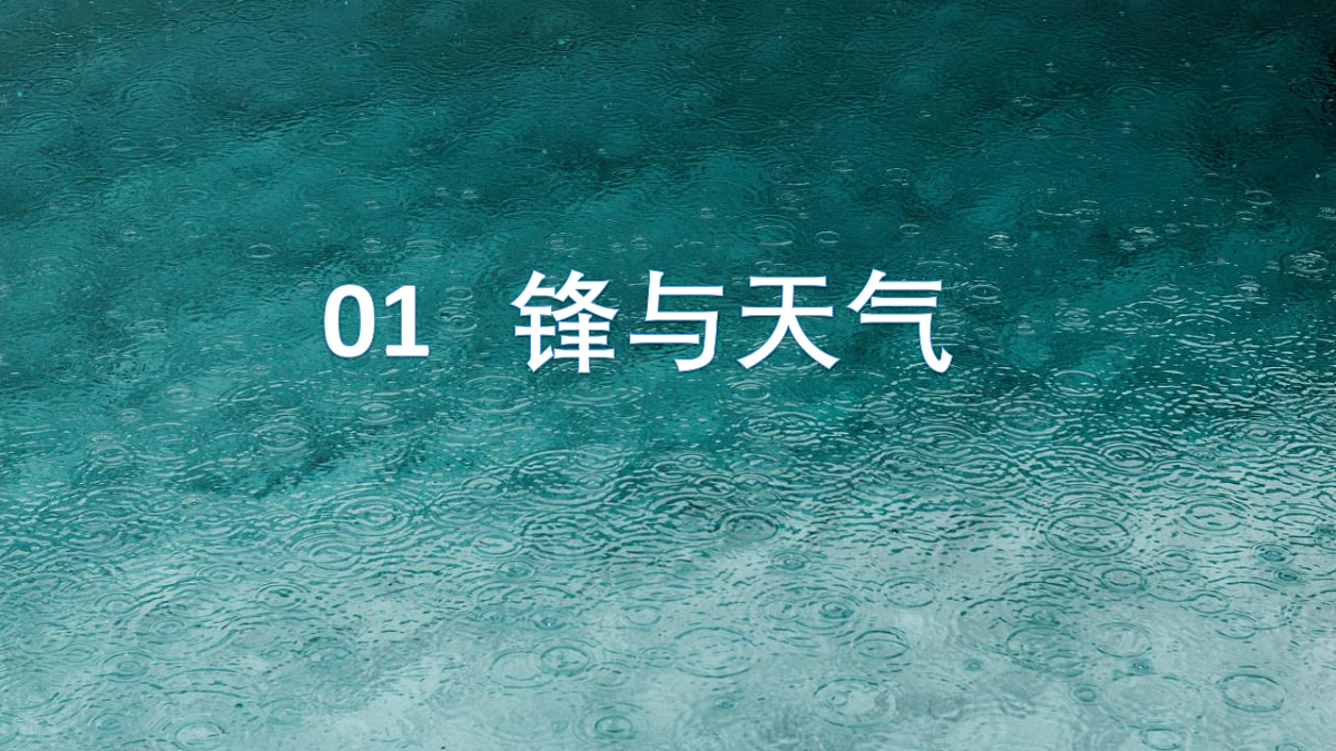 人教版高中地理选择性必修1 3-1《常见的天气系统》课件第4页