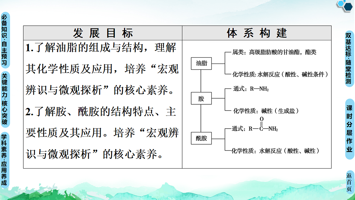 第3章  第4节　第2课时　羧酸衍生物——油脂与酰胺 课件【新教材】人教版（2019）高中化学选择性必修3第2页