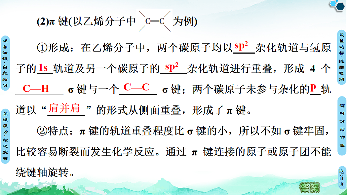 第1章  第1节  第2课时　有机化合物中的共价键和同分异构现象 课件【新教材】人教版（2019）高中化学选择性必修3第6页