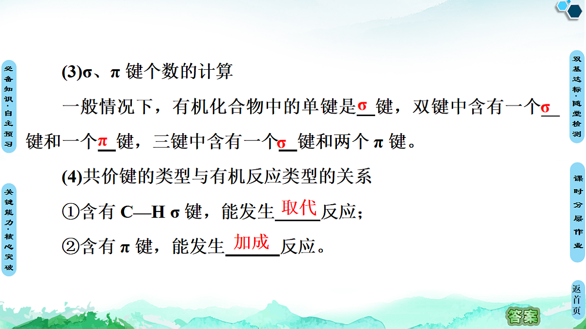 第1章  第1节  第2课时　有机化合物中的共价键和同分异构现象 课件【新教材】人教版（2019）高中化学选择性必修3第7页
