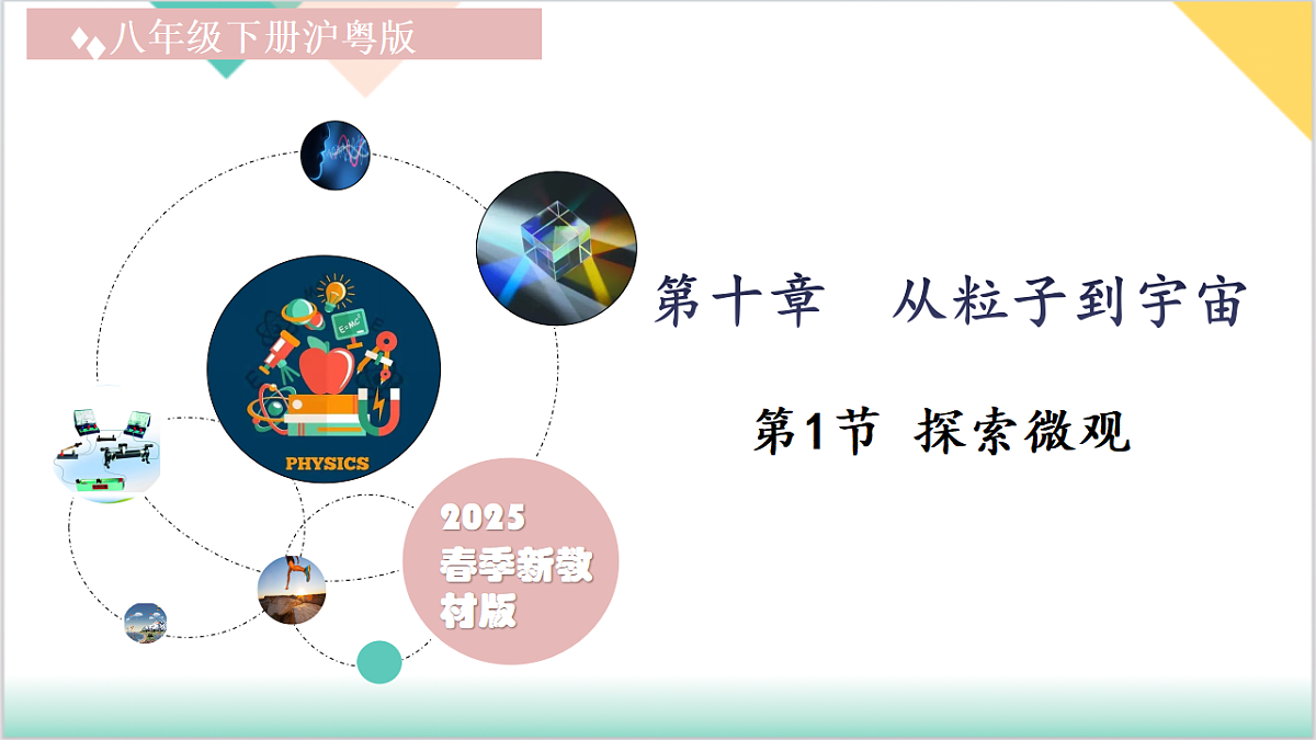 10.1 探索微观（同步课件）-2024-2025学年八年级物理下册（沪粤版2024）第1页
