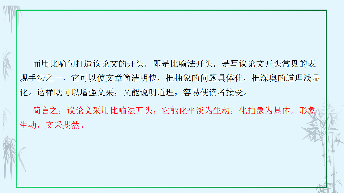 专题3.3 议论文比喻法开头第8页