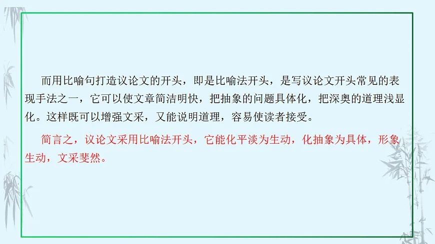 专题3.3 议论文比喻法开头第8页