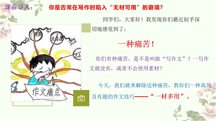 专题7.1 议论文一材多用写作指导课件第1页