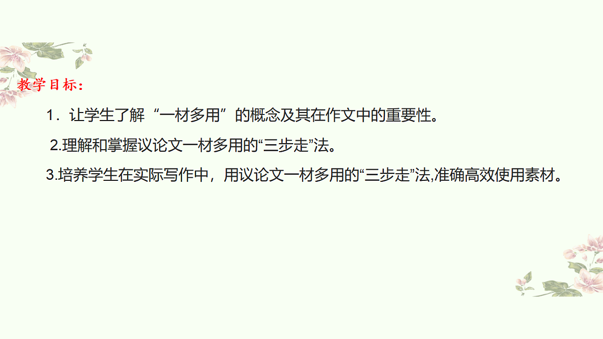 专题7.1 议论文一材多用写作指导课件第3页