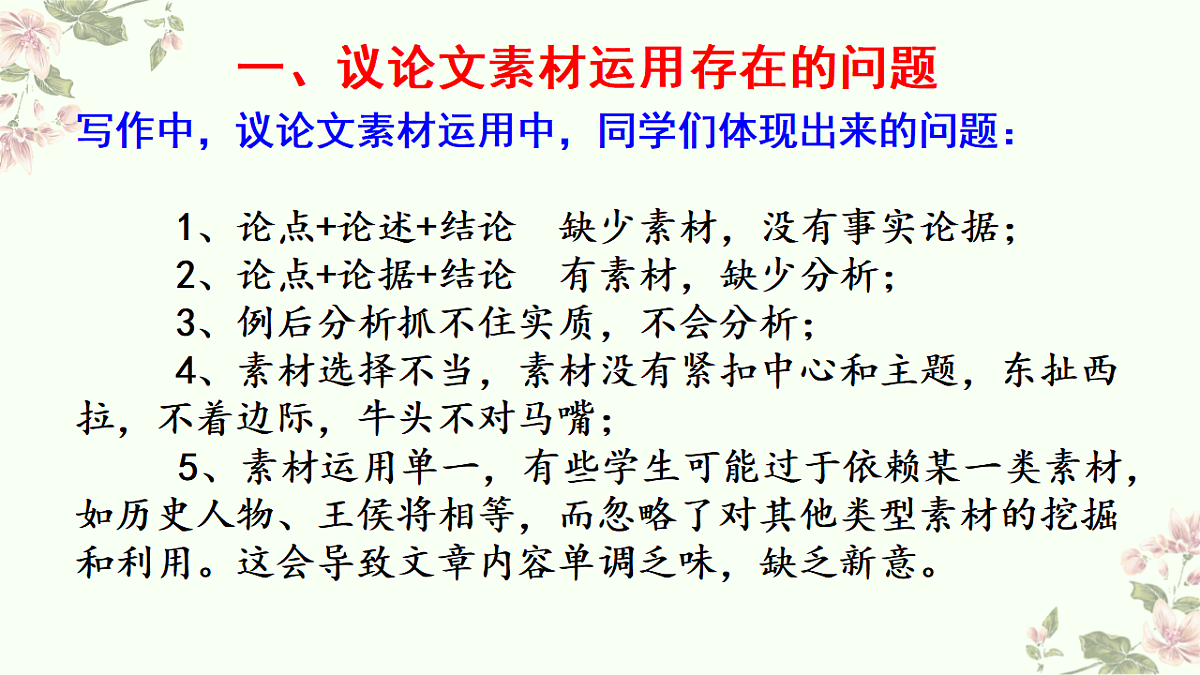 专题7.1 议论文一材多用写作指导课件第5页