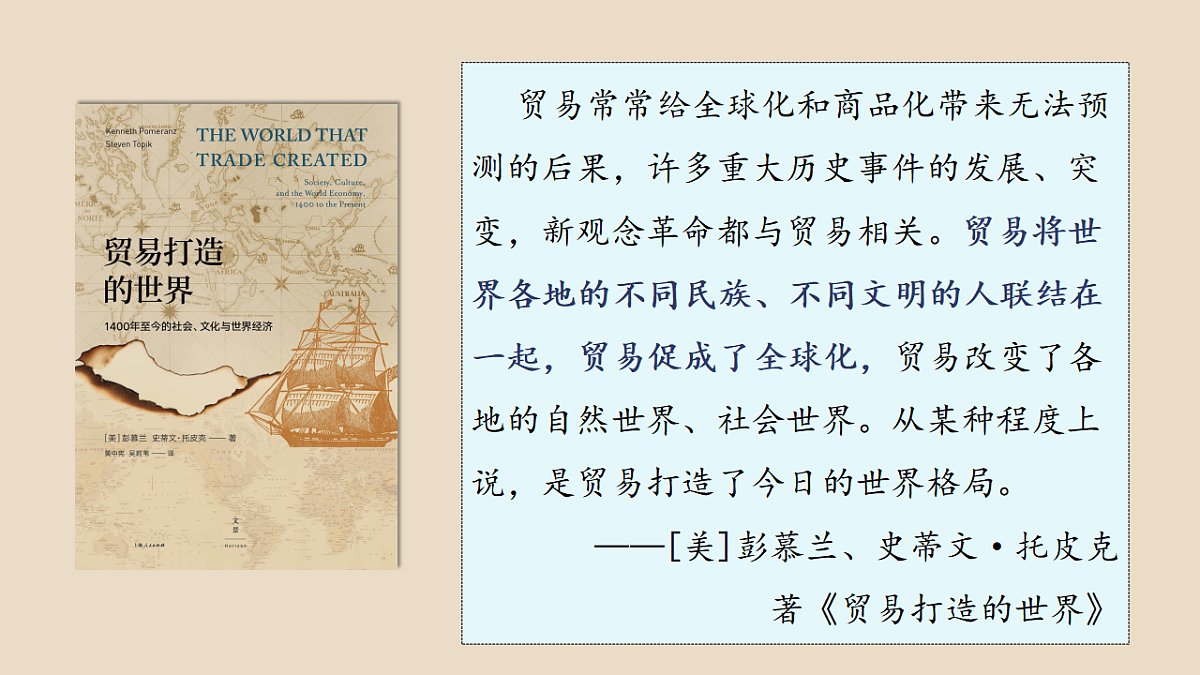 [6978445]第10课 近代以来的世界贸易与文化交流的扩展-高中历史教学课件部编版选择性必修3第1页