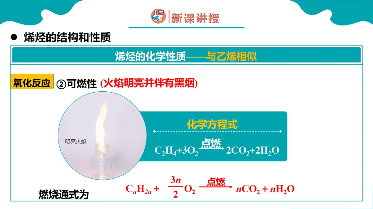 高中化学人教版2019选择性必修3 2.2 烯烃 炔烃 第1课时（同步课件）第8页