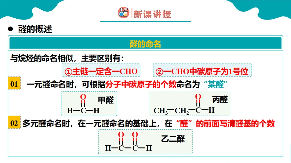 高中化学人教版2019选择性必修3 3.3 醛 酮 第1课时（同步课件）第7页