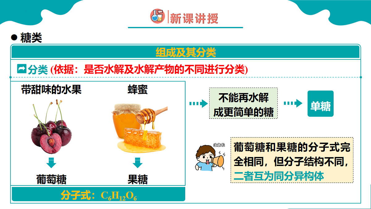 高中化学人教版2019必修二  7.4第四节　基本营养物质 第1课时 课件第8页
