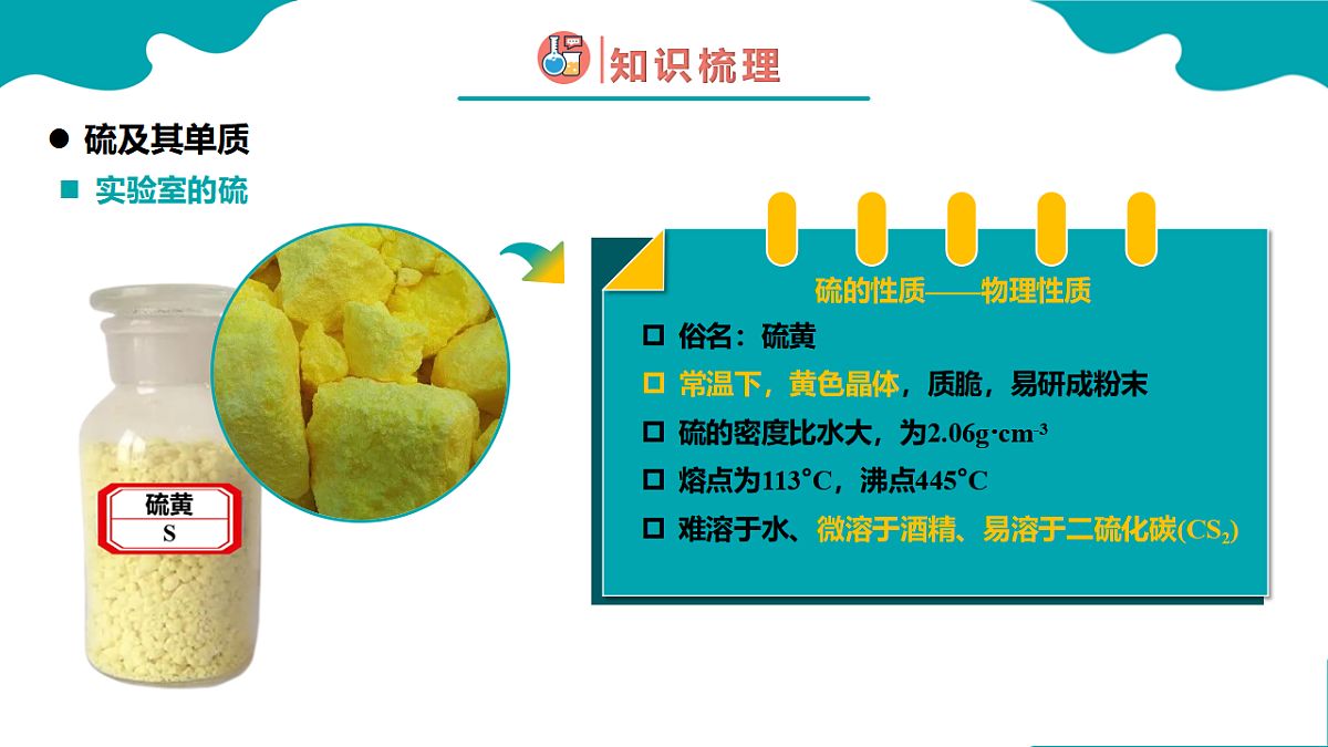 高中化学人教版2019必修二  5.1.1 硫及其化合物第1课时【教学课件】第8页