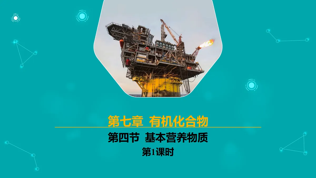高中化学人教版2019必修二 7.4.1 基本营养物质第1课时【教学课件】第1页
