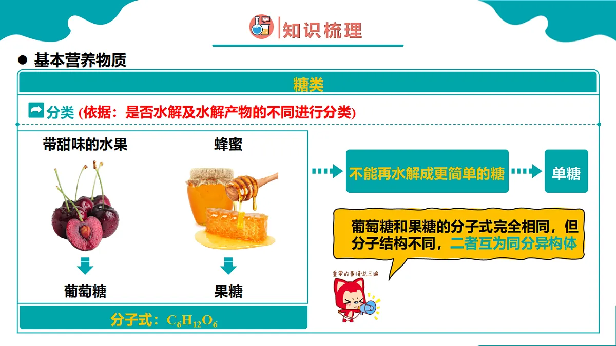 高中化学人教版2019必修二 7.4.1 基本营养物质第1课时【教学课件】第8页