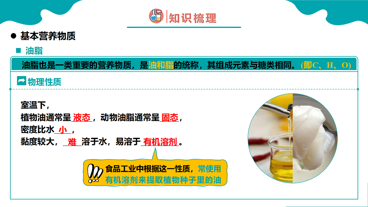 高中化学人教版2019必修二  7.4.3 基本营养物质 第3课时【教学课件】第6页