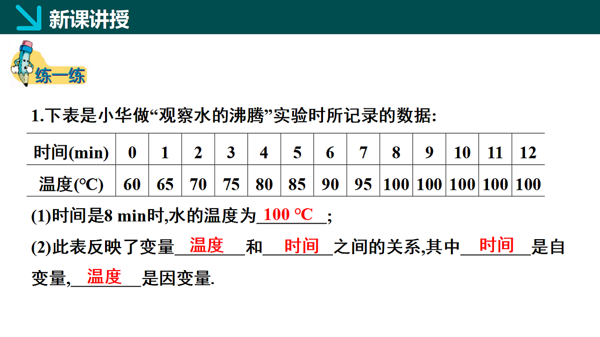 6.2用表格表示变量之间的关系（同步课件）-2024-2025学年七年级数学下册（北师大版2024）第8页