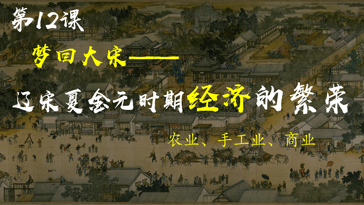 2.12 辽宋夏金元时期经济的繁荣 课件 2025学年部编版七年级历史下学期第3页