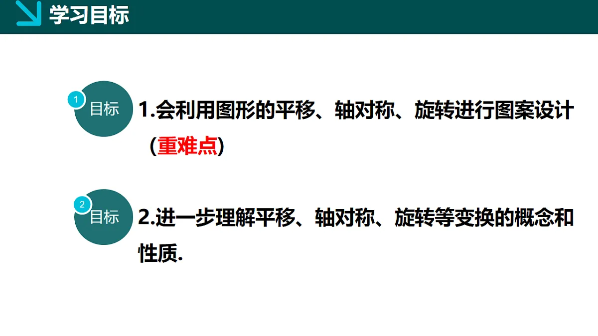 5.3平面图形变换的简单应用（同步课件）2025学年七年级数学下册同步精品课堂（湘教版2024）第3页