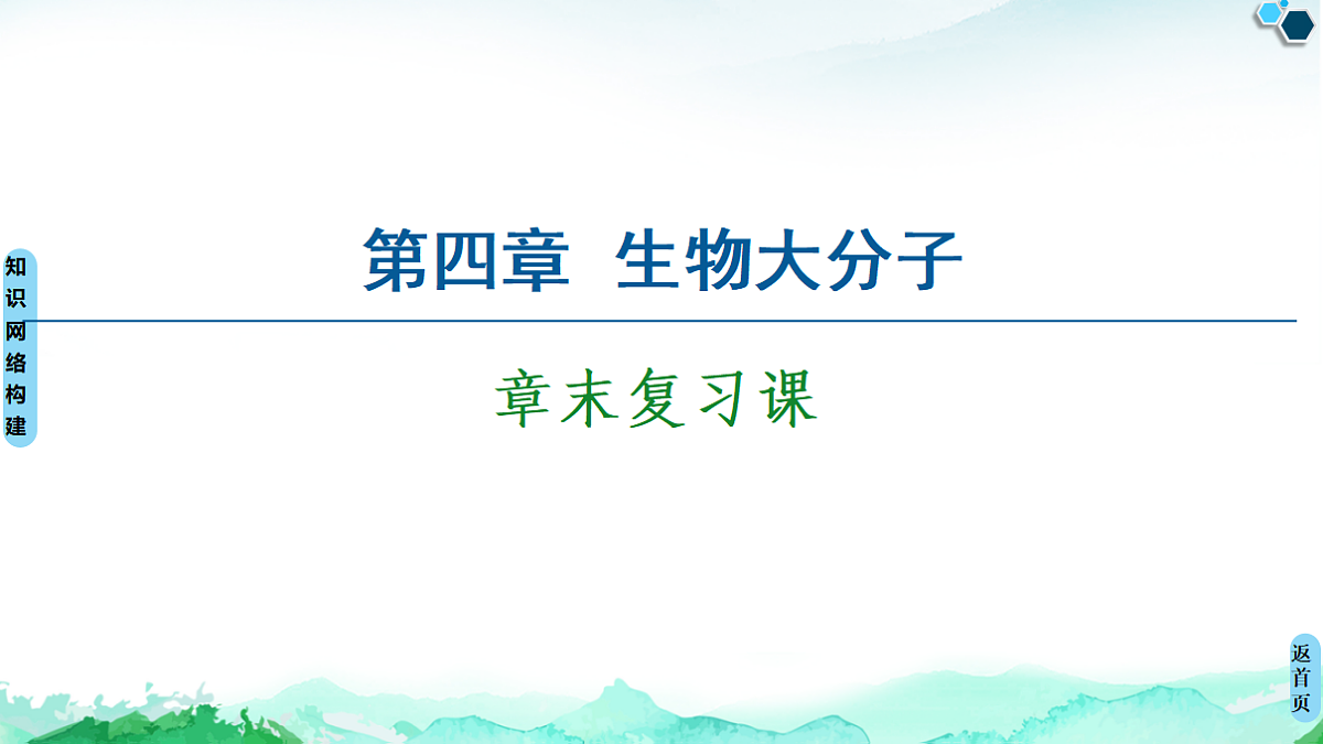第4章  章末复习课 课件【新教材】人教版（2019）高中化学选择性必修3第1页