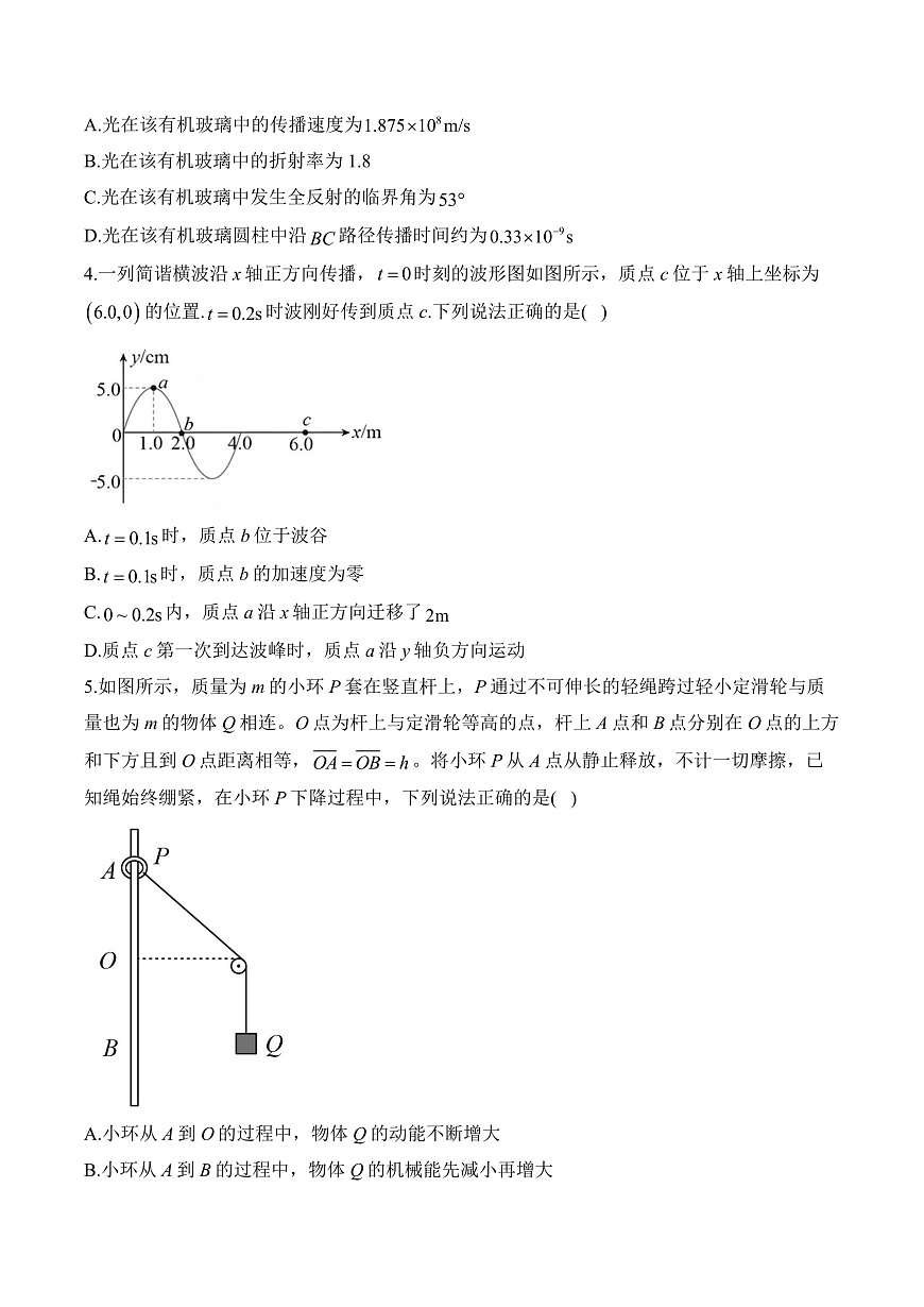 2025届广东省高考物理考前冲刺卷（解析版）第2页