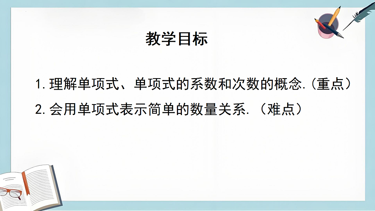 4.1整式第1课时 单项式 课件2024-2025学年人教版数学七年级上册第2页
