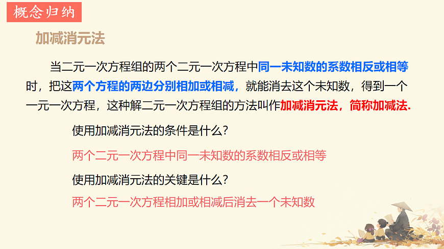10.2.2 加减消元法 　课件-2024-2025学年人教版数学七年级下册第7页