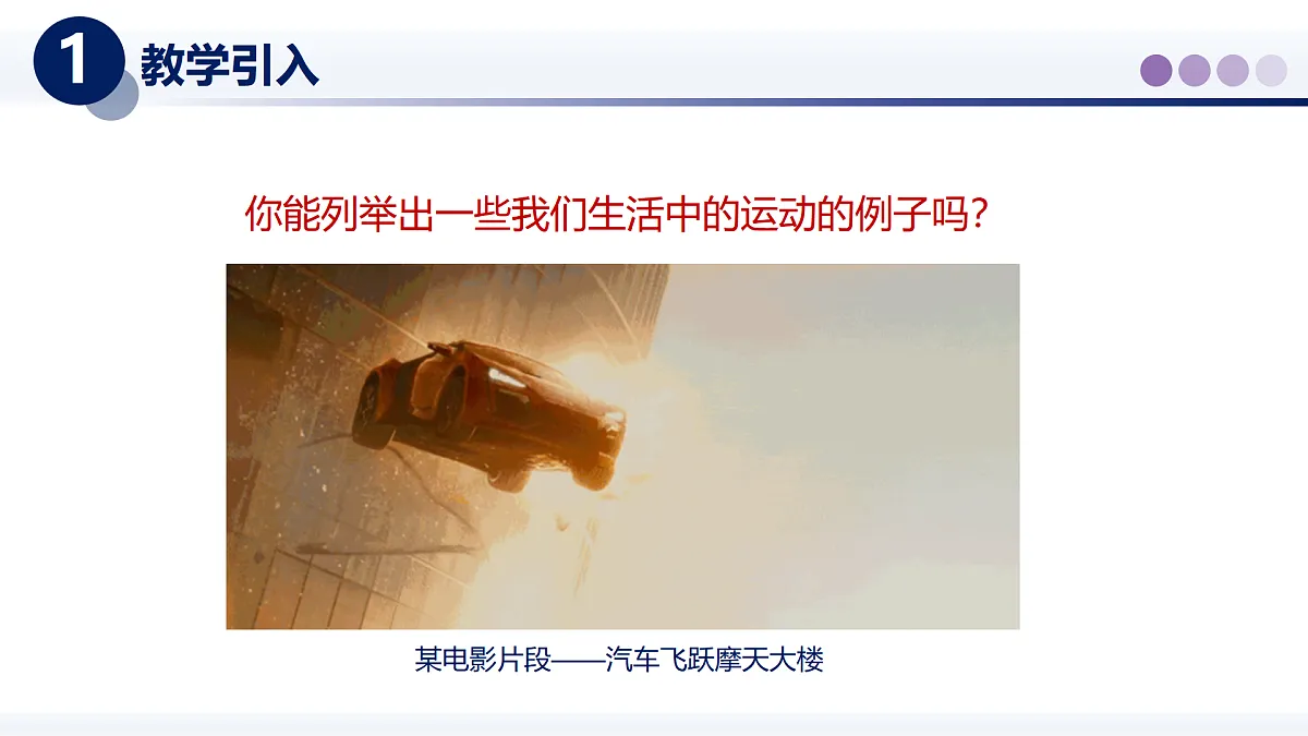 （教科版2024）初中物理八年级上册 2.1认识运动 课件第2页