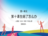 人教版（2024）体育一年级上册 第一单元第十课《生病了怎么办》课件