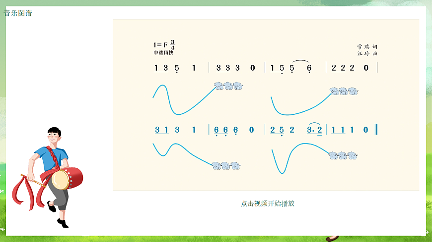 湘艺版（2024）音乐一年级上册 第六课《歌表演》两只小象  课件第3页