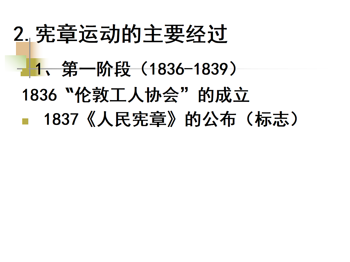 人教版 (新课标)高中历史选修2 7-1《英国宪章运动》课件第6页