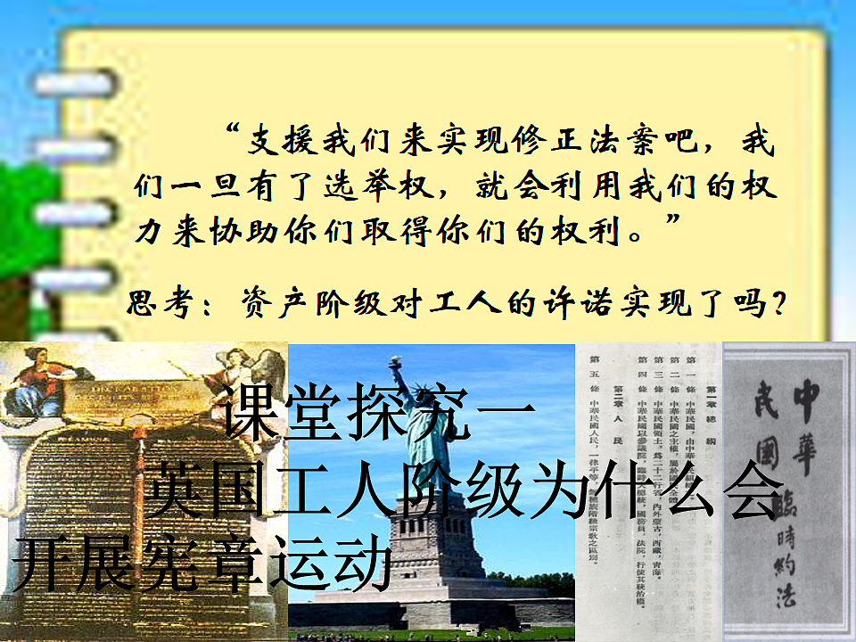 人教版 (新课标)高中历史选修2 7-1《英国宪章运动》课件第4页