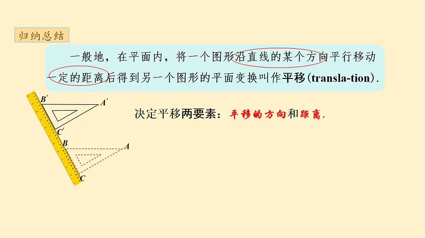 苏科版（2024）数学七年级下册 9.1 平移的概念 (2)-课件第5页