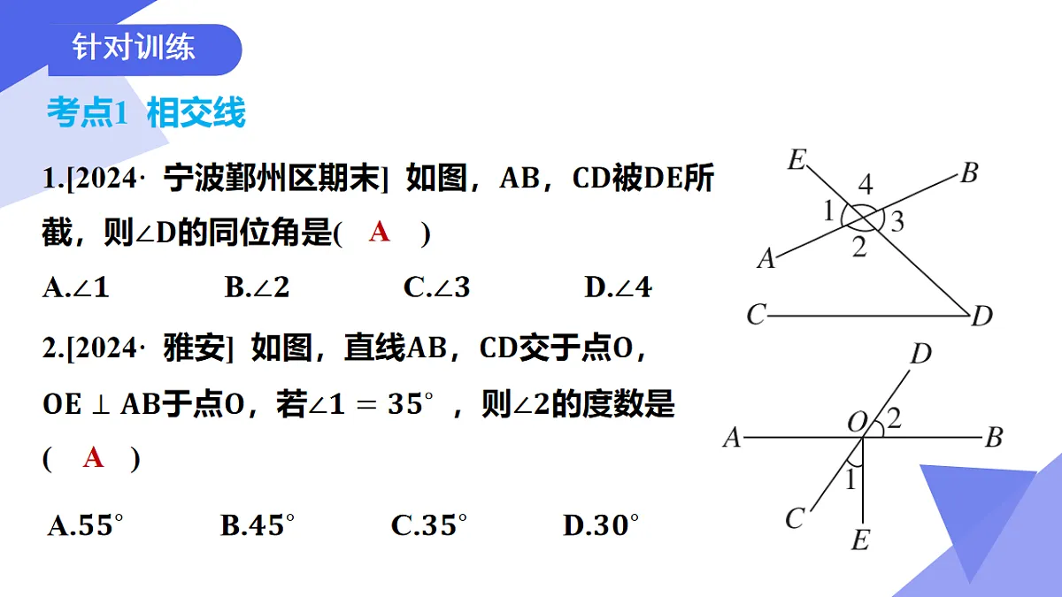相交线、平行线与平移（4考点+6模型+4新考向+3易错）25学年七年级数学下学期期末考点大串讲 课件第8页