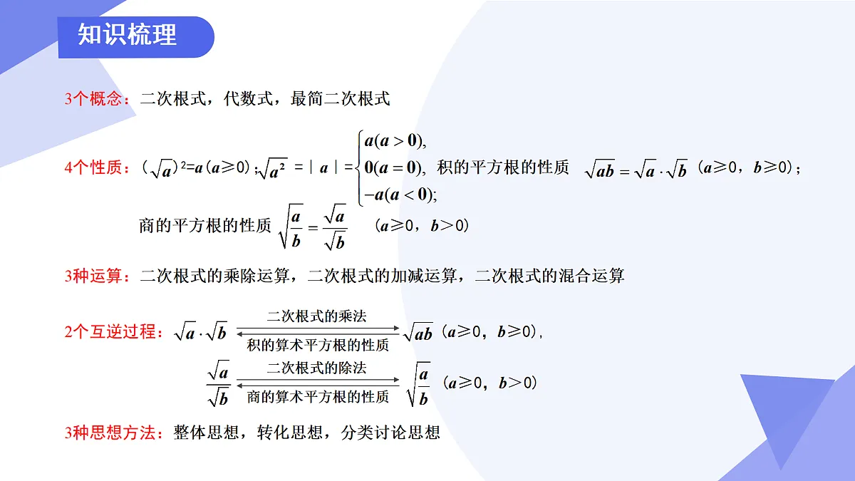 专题01+二次根式（考点串讲，6考点+2专项突破+6易错）2025学年八年级数学下学期期末考点大串讲 课件第4页