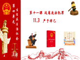 統(tǒng)編版道德與法治七年級下冊11.3《嚴(yán)于律己》課件