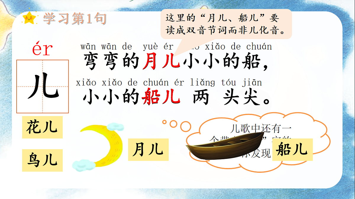 （教学课件）课文5 小小的船第8页