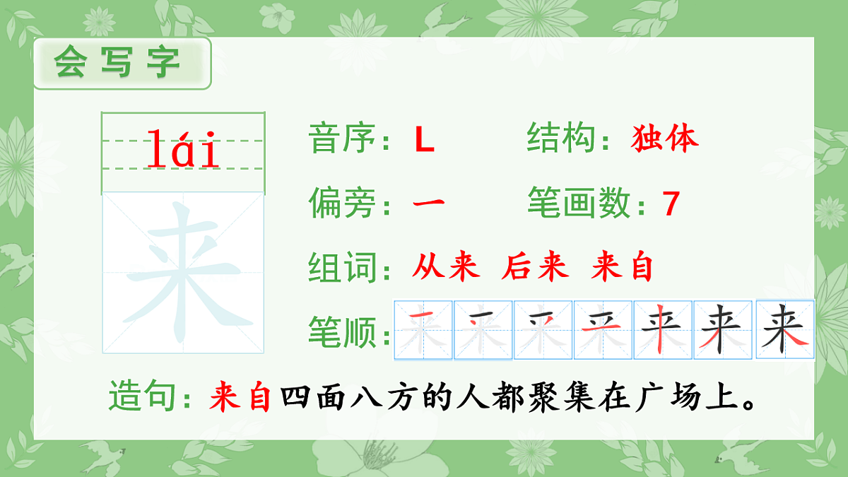 （生字课件）课文10 雨点儿第2页