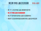 學(xué)前心理學(xué)00384 第五章 第二節(jié) 學(xué)前兒童記憶發(fā)展的趨勢(shì)PPT課件