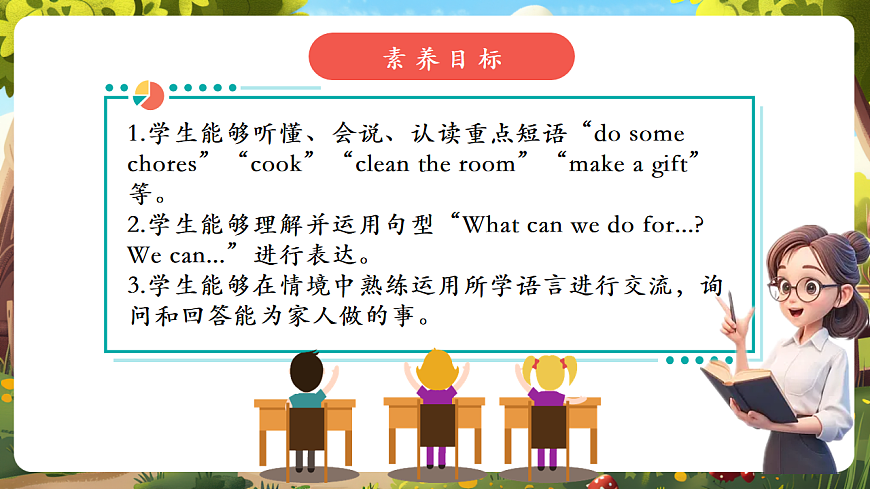 【新教材新课标】人教pep版英语四上Unit 1 Helping at home Part B Let’s talk课件第3页