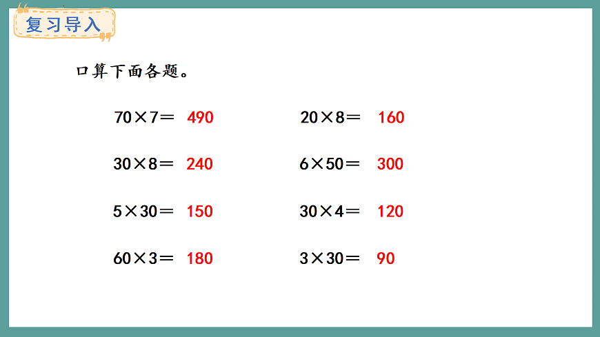 苏教版（2024）数学三年级上册 2.2 两、三位数乘一位数的估算（课件）第2页