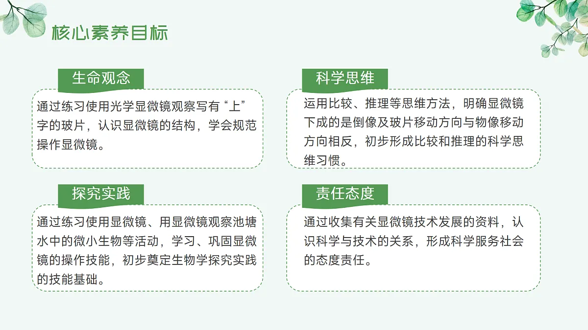 1.1.1 显微镜的使用（教学课件）-2025-2026学年七年级生物上册（冀少版2024）第5页