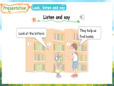冀教版（三起）（2024）英語三年級上冊 Unit 2 My school  Lesson 3  In the library（課件）