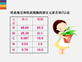 人教版 (新課標(biāo))高中生物必修1  2-1《細(xì)胞中的元素和化合物》課件