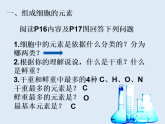 人教版 (新課標(biāo))高中生物必修1  2-1《細(xì)胞中的元素和化合物》課件