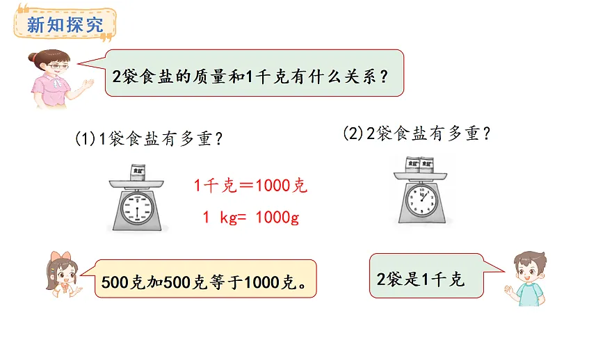 称量物体 第2课时 称量物品(课件)2025-2026学年冀教版三年级数学上册第4页
