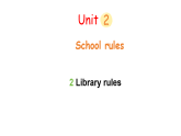 Unit 2 Lesson 2 Library rules（課件）2025-2026學(xué)年冀教版（三起）四年級(jí)英語(yǔ)上冊(cè)